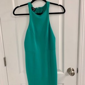 Fitted green dress